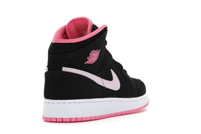 Jordan 1 Mid Black Digital Pink (GS)