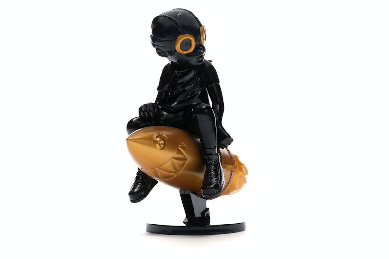 Hebru Brantley x Billionaire Boys Club x Bait Beyond The Beyond Fly Boy Figure 9 Inches Black/Gold