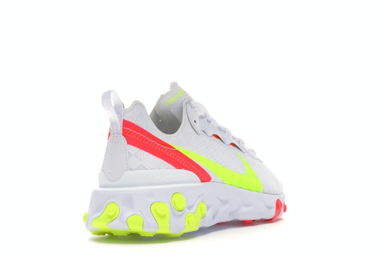 Nike React Element 55 White Crimson Volt