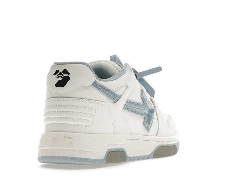 OFF-WHITE Out Of Office OOO Low Tops Embroidered Arrow White Light Blue