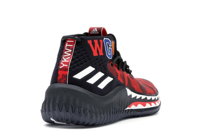 adidas Dame 4 A Bathing Ape Red