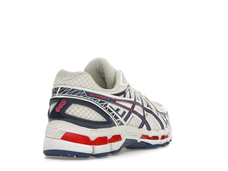 ASICS Gel-Kayano 20 Cream Blue Red