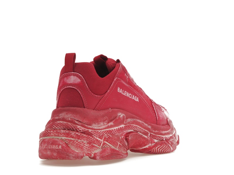 Balenciaga Triple S Faded Red