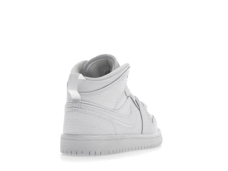 Jordan 1 Mid Triple White (2021) (PS)