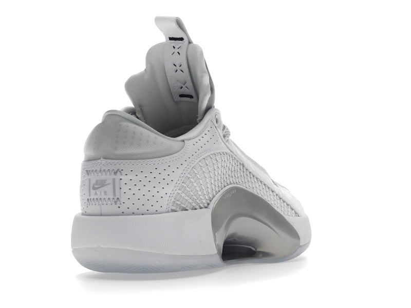 Jordan XXXV Low Metallic Silver (Clear Sole)