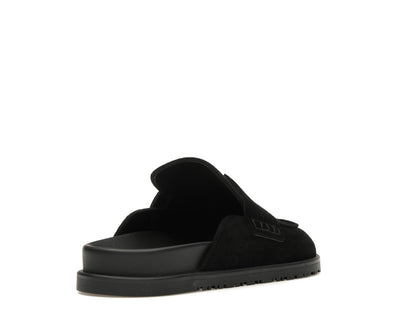 Hermes Go Mule Noir Suede Calkfskin (Men's)
