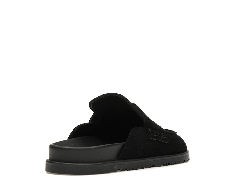 Hermes Go Mule Noir Suede Calkfskin (Men's)