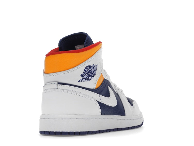 Jordan 1 Mid Royal Blue Laser Orange