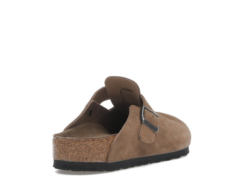 Birkenstock Boston Soft Footbed Suede Dark Tea Tonal