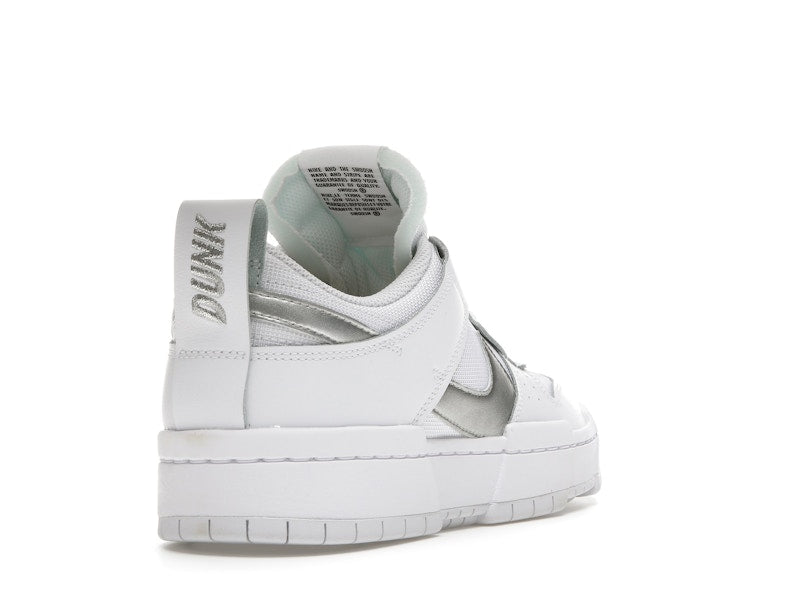 Nike Dunk Low Disrupt White Silver (Women's)