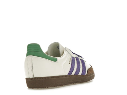 adidas Samba OG Off White Core Purple Green Brown (Women's)