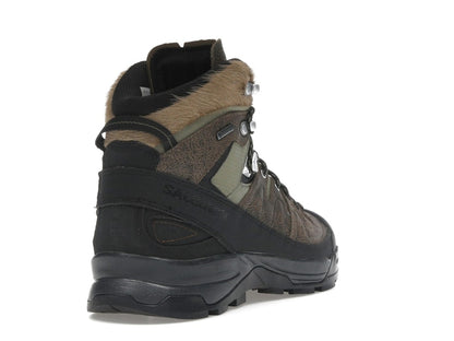 Salomon X-ALP Mid Distressed Leather GTX Dark Earth Black