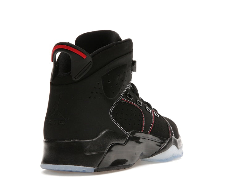 Jordan 6-17-23 Black White Red Contrast Stitching