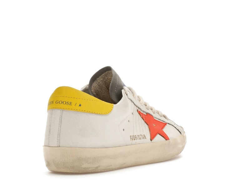 Golden Goose Super-Star White Orange Yellow
