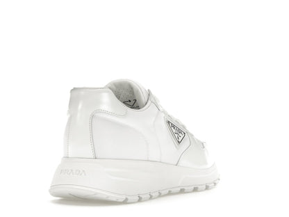 Prada PRAX 01 Sneakers Re-Nylon Brushed Leather White White