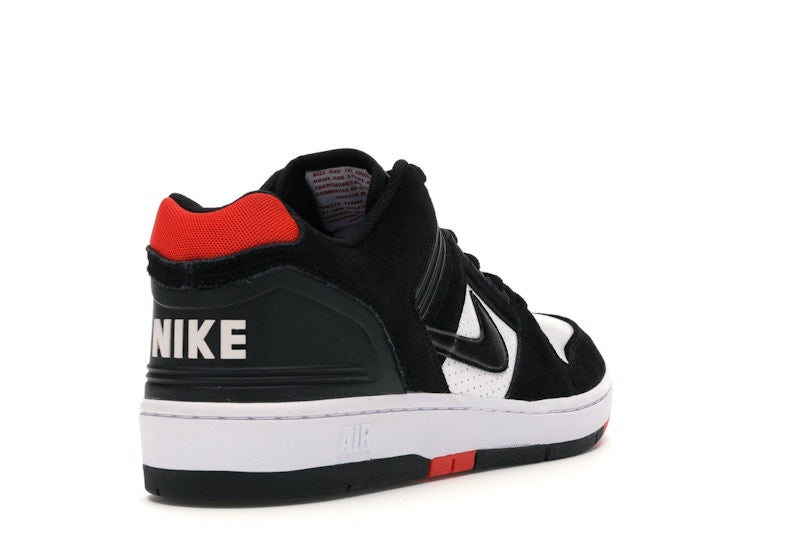 Nike SB Air Force 2 Low Black White Habanero Red
