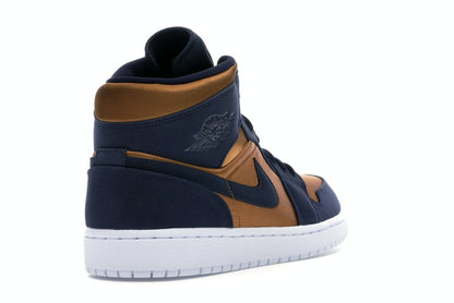 Jordan 1 Mid Obsidian Desert Ochre