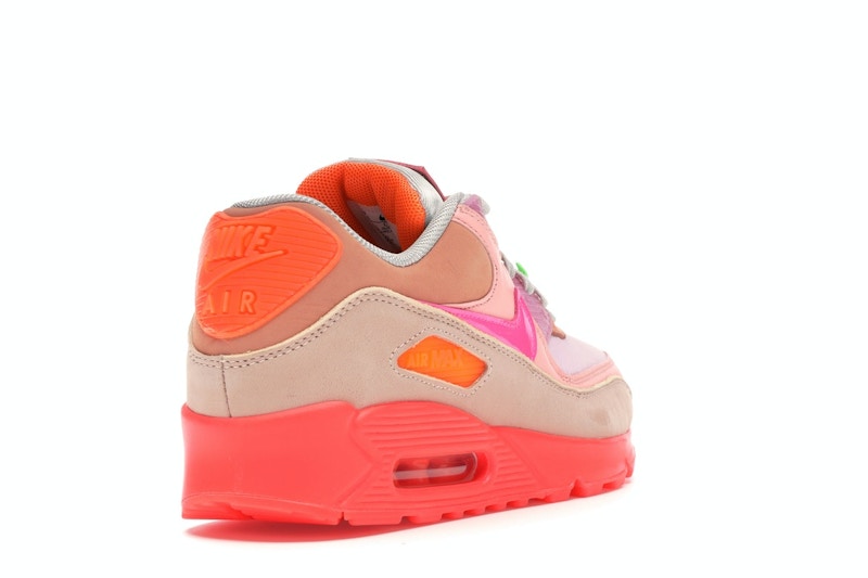 Nike Air Max 90 PRM Platinum Crimson/Bright Purple (Women's)