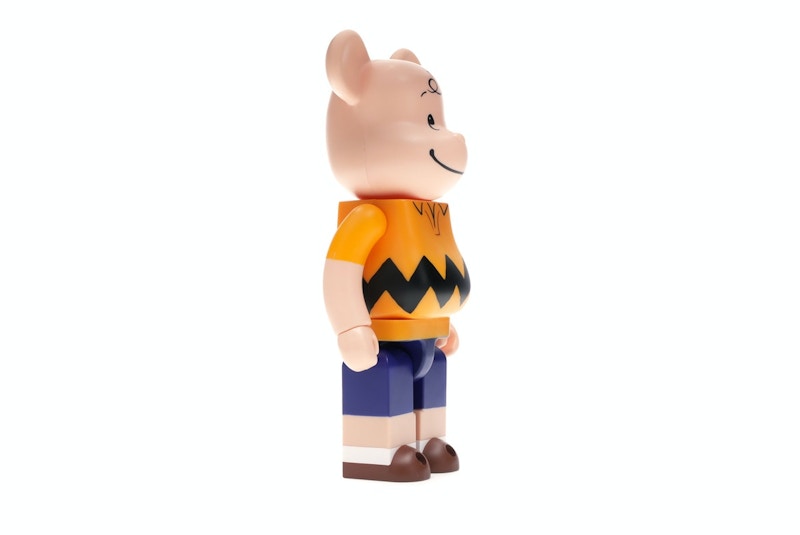 Bearbrick Charlie Brown 400% Yellow