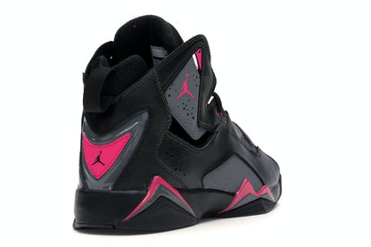 Jordan True Flight Black Dark Grey Deadly Pink (GS)