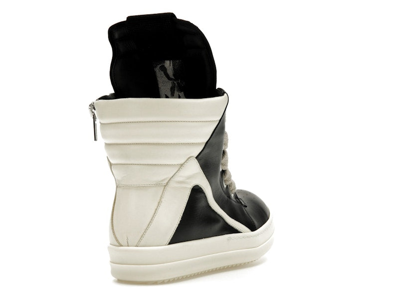 Rick Owens GeoBasket Oversized Eylet Black Milk