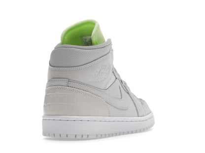 Jordan 1 Mid Vast Grey Ghost Green (Women's)