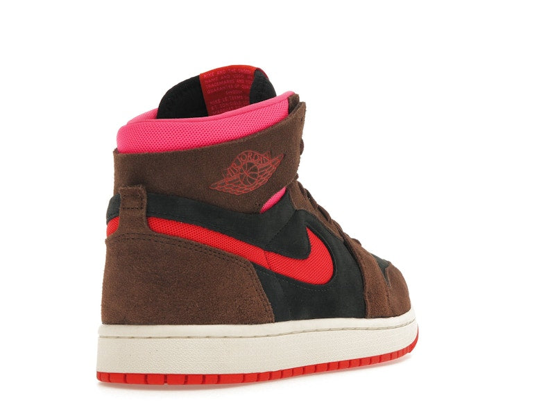 Jordan 1 High Zoom Air CMFT 2 Cacao Wow Picante Red (Women's)