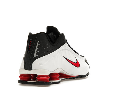Nike Shox R4 Platinum Tint University Red Black
