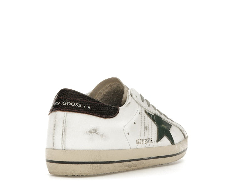 Golden Goose Super-Star White Seedpearl Green