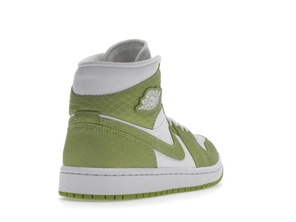 Jordan 1 Mid Green Python (Women's)