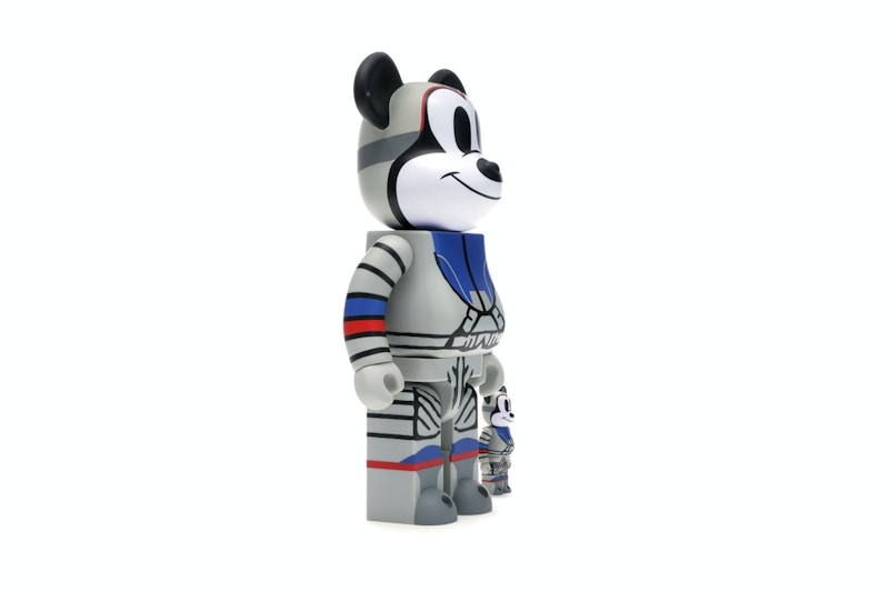 Bearbrick x Billionaire Boys Club x Mickey Mouse Astronaut 100% & 400% Set Multicolor
