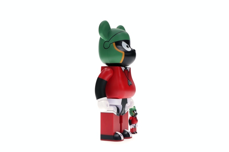 Bearbrick Marvin The Martian 100% & 400% Set Black/Red
