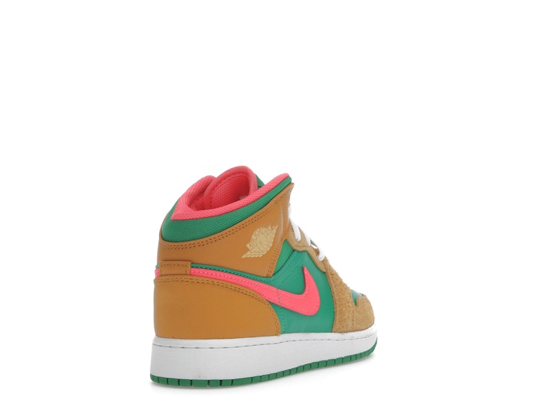 Jordan 1 Mid SE Chutney Lucky Green (GS)
