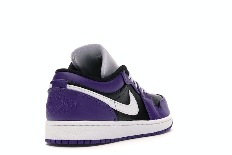 Jordan 1 Low Court Purple Black