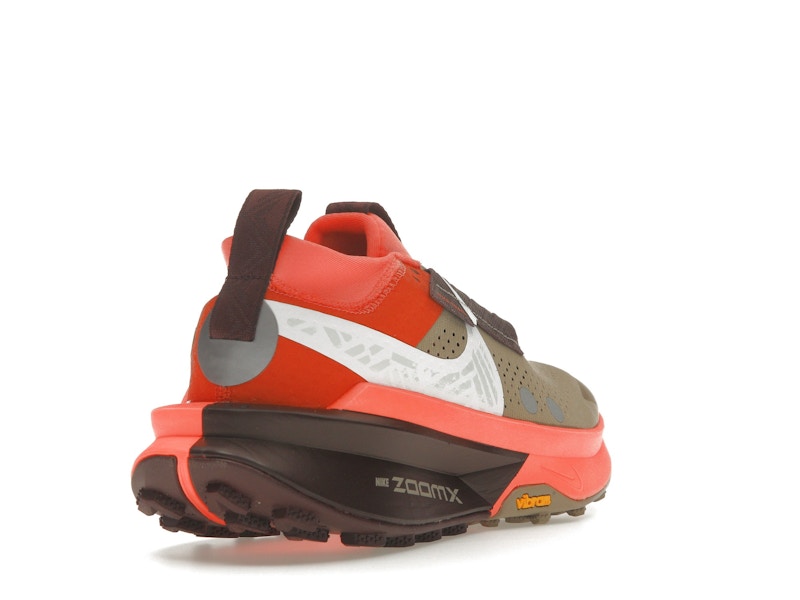 Nike ZoomX Zegama 2 Khaki Hyper Crimson Burgundy Crush White
