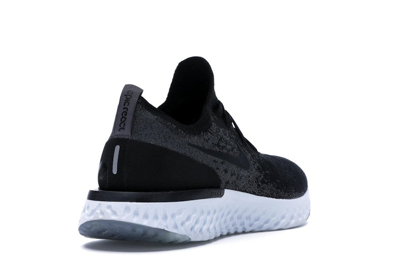 Nike Epic React Flyknit Black Dark Grey