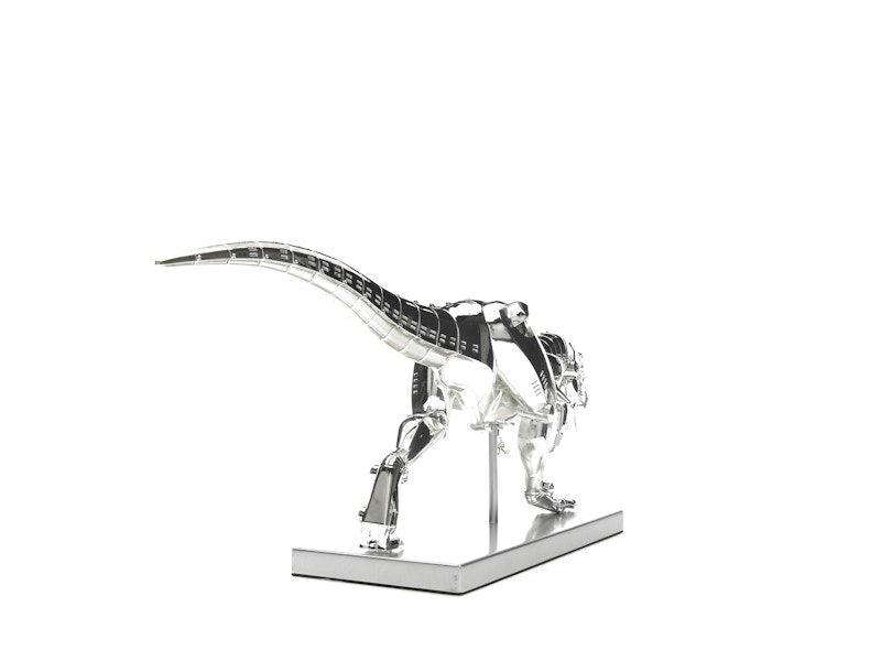 Hajime Sorayama T-Rex Cyborg Dinosaur Figure Silver