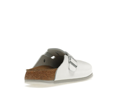 Birkenstock Boston Super Grip Leather White