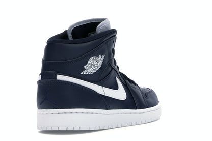 Jordan 1 Retro Mid Obsidian White