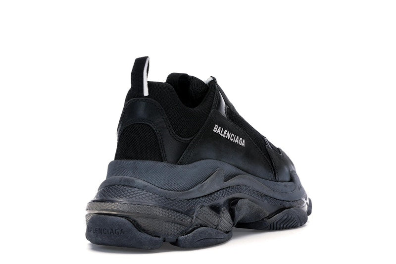Balenciaga Triple S Clear Sole Black