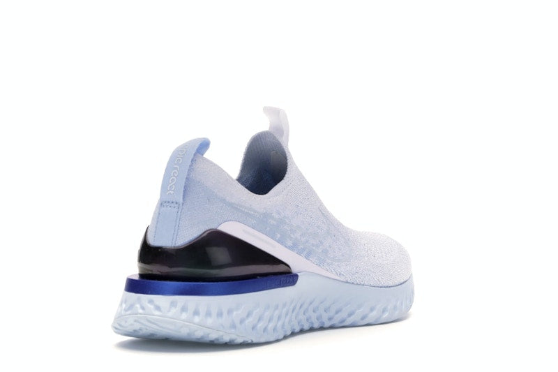 Nike Epic Phantom React Flyknit White Hydrogen Blue (Women's)