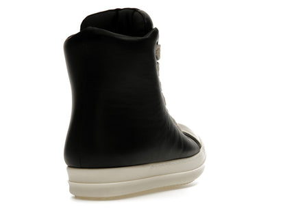 Rick Owens Jumbo Lace Padded Sneaks Black Milk