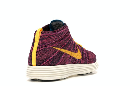 Nike Lunar Flyknit Chukka Grand Purple Laser Orange