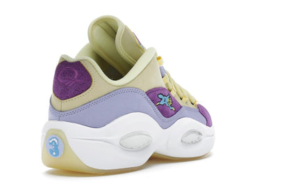 Reebok Question Low BBC Ice Cream Running Dog Yellow Purple