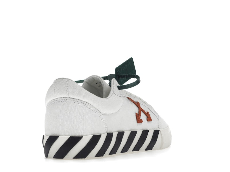 OFF-WHITE Vulc Low Canvas White Red Arrow Black