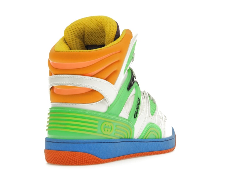 Gucci Basket White Demetra Green Purple Orange Blue