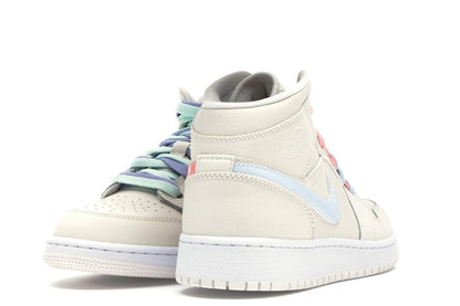 Jordan 1 Mid Multi-Color Swoosh Phantom (GS)