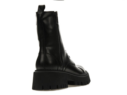 Balenciaga Tractor 20mm Zip Up Boot Black