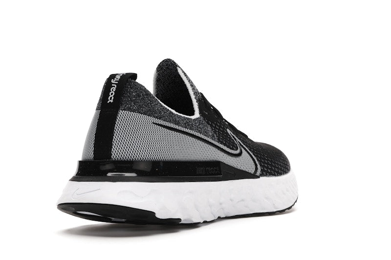 Nike React Infinity Run Flyknit Black White