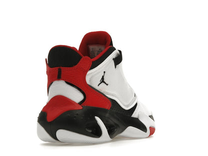 Jordan Max Aura 4 White Black University Red